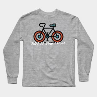 bicyclist Long Sleeve T-Shirt